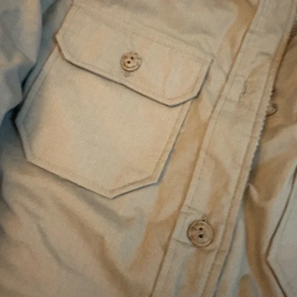 Men's Reversible Brown Hooded Jacket- L - Picture 6 of 11